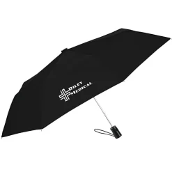 totes Three Section Auto Open Umbrella - 42-inch Arc - 24 hr