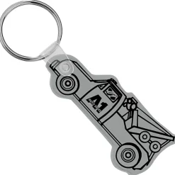 Tow Truck Soft Keychain - Opaque