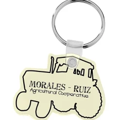 Tractor Soft Keychain - Opaque