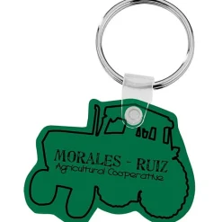 Tractor Soft Keychain - Opaque