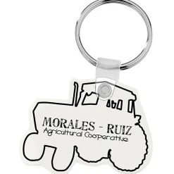 Tractor Soft Keychain - Opaque