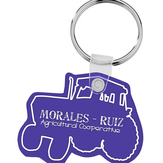 Tractor Soft Keychain - Opaque