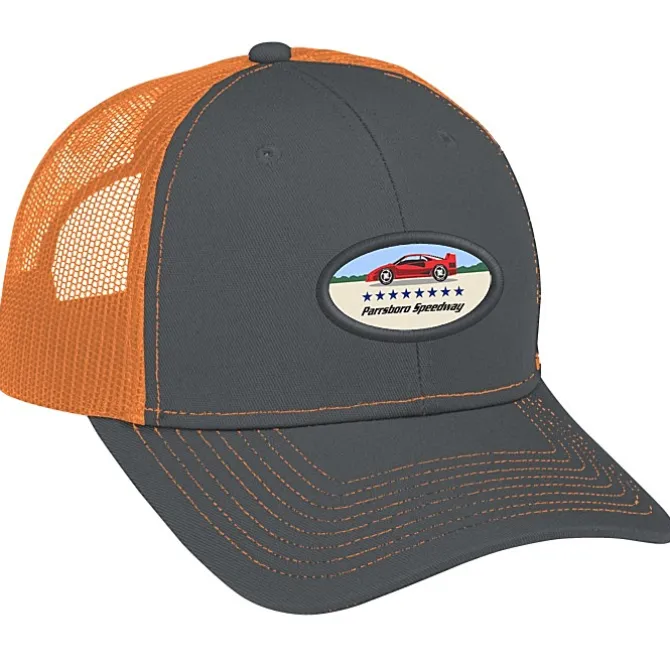 Transporter Snapback Meshback Cap - Full Color Patch - 24 hr