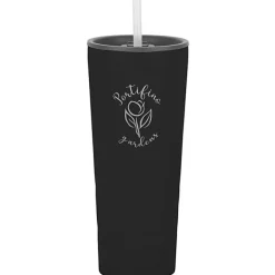 Triad Vacuum Tumbler with Straw - 21 oz. - Laser Engraved