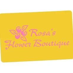 Truck & Equipment Stickers - Rectangle with Round Corners - Large