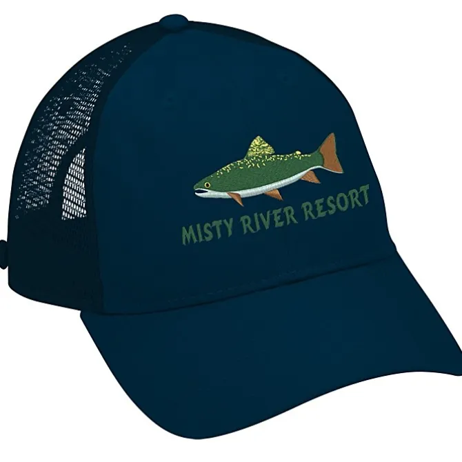 Trucker Mesh Back Cap with Face Mask Buttons