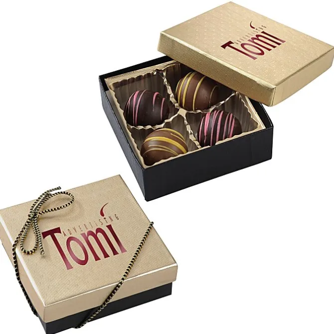 Truffles - 4-Pieces - Gold Box - 24 hr