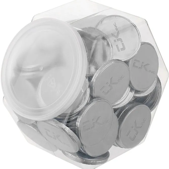 Tub of Chocolate Coins - 85-Piece