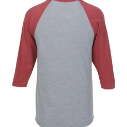 Tultex Fine Jersey 3/4 Sleeve Raglan T-Shirt - Colors