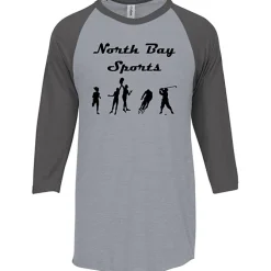 Tultex Fine Jersey 3/4 Sleeve Raglan T-Shirt - Colors