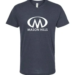Tultex Polyester Blend V-Neck T-Shirt - Men's