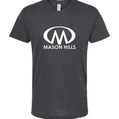 Tultex Polyester Blend V-Neck T-Shirt - Men's