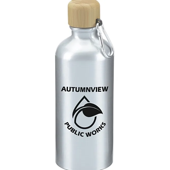 Tundra Aluminum Bottle with Bamboo Lid - 20 oz.