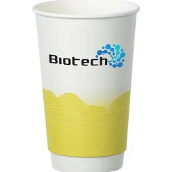 Turbulent Waves Full Color Insulated Paper Cup - 16 oz.