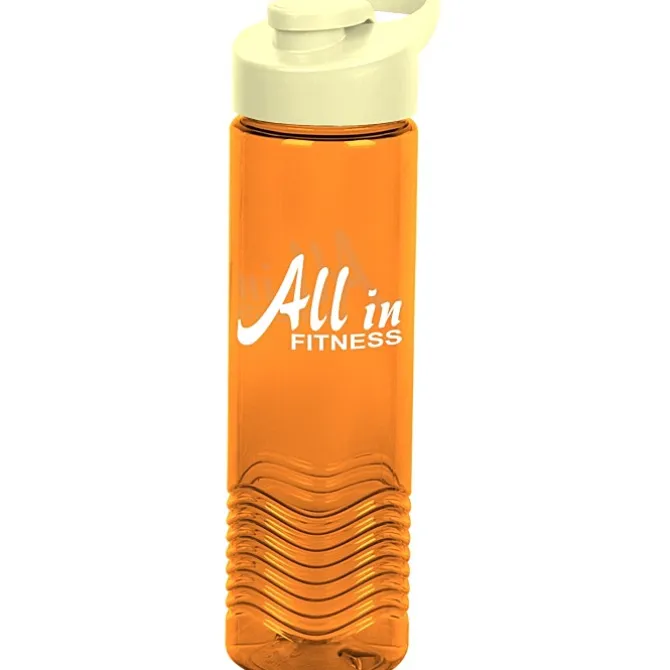 Twist Water Bottle with Flip Carry Lid - 24 oz