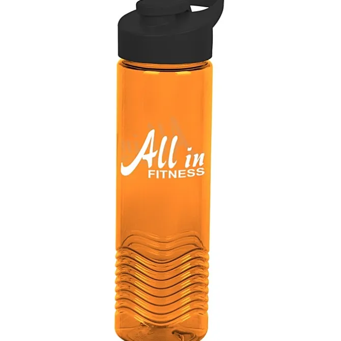 Twist Water Bottle with Flip Carry Lid - 24 oz