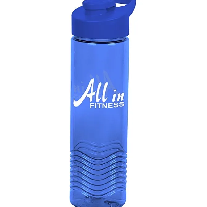 Twist Water Bottle with Flip Carry Lid - 24 oz