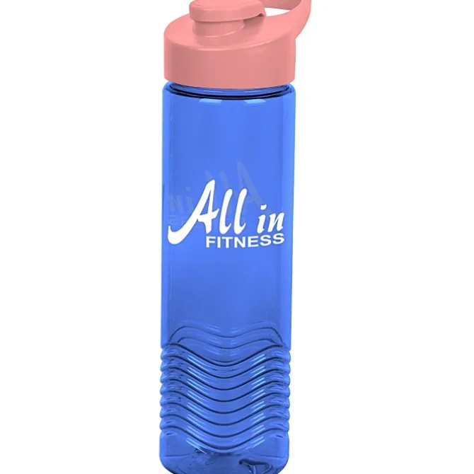 Twist Water Bottle with Flip Carry Lid - 24 oz