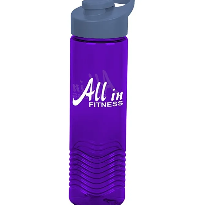Twist Water Bottle with Flip Carry Lid - 24 oz