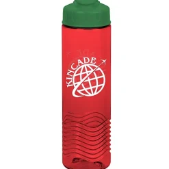 Twist Water Bottle with Flip Lid - 24 oz