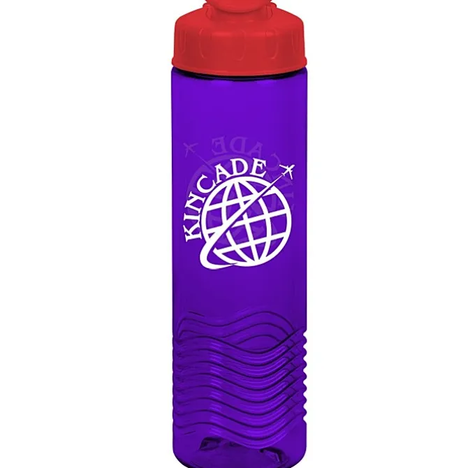 Twist Water Bottle with Flip Lid - 24 oz