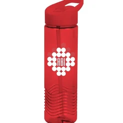 Twist Water Bottle with Flip Straw Lid - 24 oz