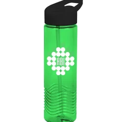 Twist Water Bottle with Flip Straw Lid - 24 oz