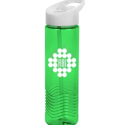 Twist Water Bottle with Flip Straw Lid - 24 oz
