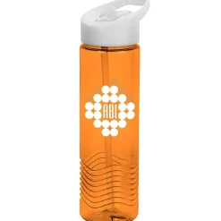 Twist Water Bottle with Flip Straw Lid - 24 oz