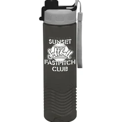 Twist Water Bottle with Quick Snap Lid - 24 oz