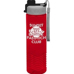 Twist Water Bottle with Quick Snap Lid - 24 oz