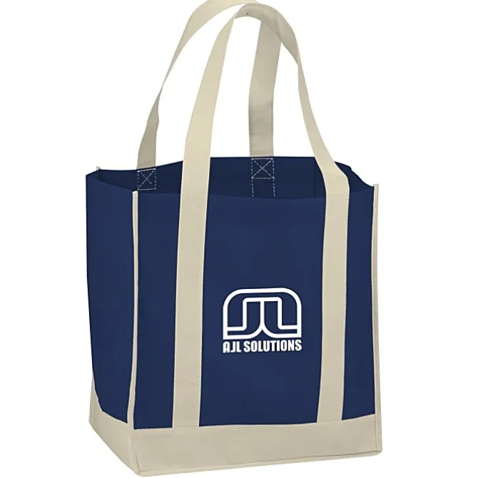 Two-Tone Shopper Tote - 24 hr