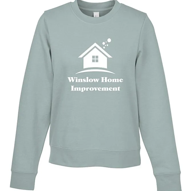 Ultimate 8.3-oz CVC Fleece Crew - Ladies' - Screen