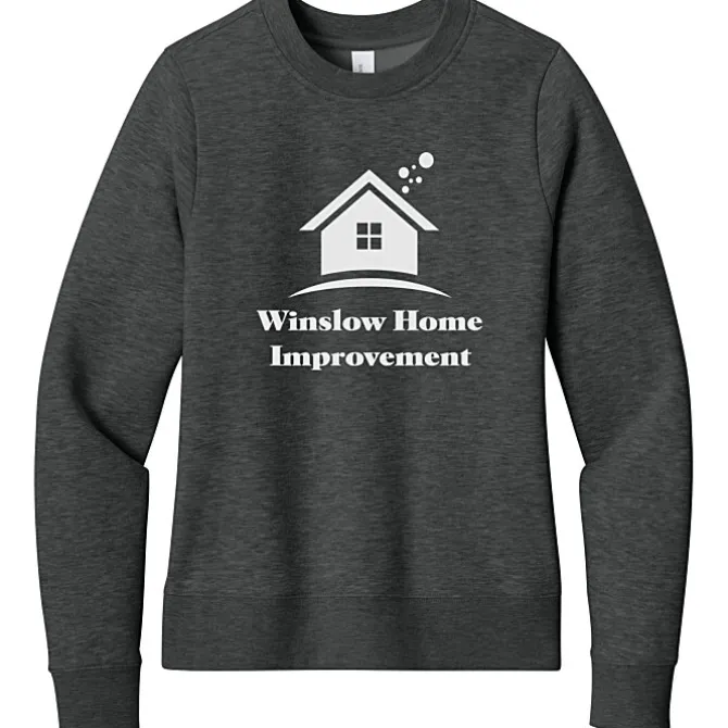 Ultimate 8.3-oz CVC Fleece Crew - Ladies' - Screen
