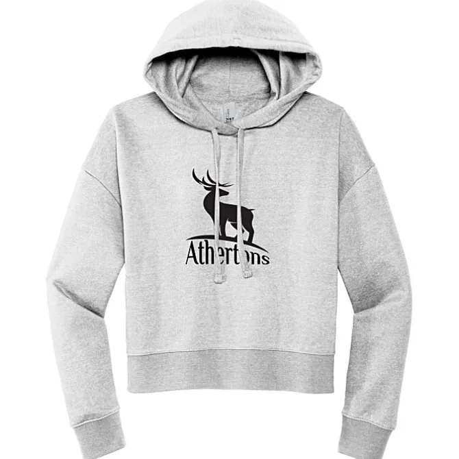 Ultimate 8.3-oz CVC Fleece Cropped Hoodie - Ladies' - Screen