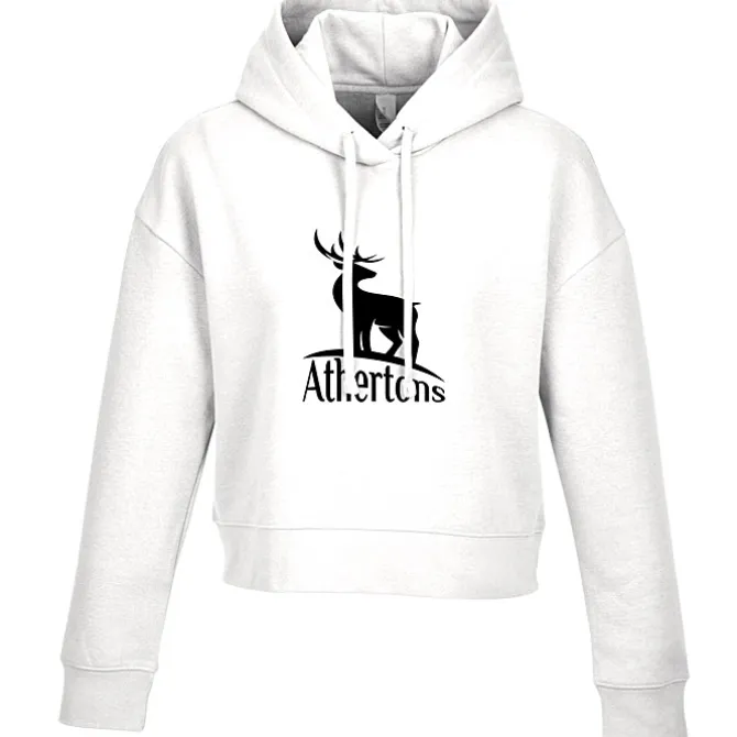 Ultimate 8.3-oz CVC Fleece Cropped Hoodie - Ladies' - Screen