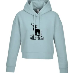 Ultimate 8.3-oz CVC Fleece Cropped Hoodie - Ladies' - Screen