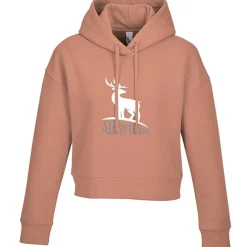 Ultimate 8.3-oz CVC Fleece Cropped Hoodie - Ladies' - Screen
