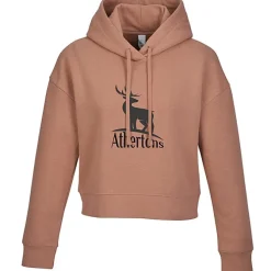 Ultimate 8.3-oz CVC Fleece Cropped Hoodie - Ladies' - Screen