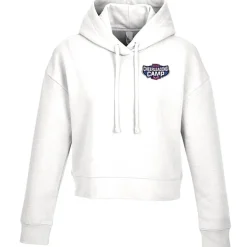 Ultimate 8.3-oz CVC Fleece Cropped Hoodie - Ladies' - Embroidered