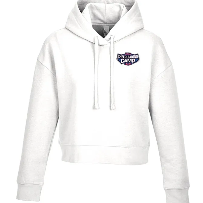 Ultimate 8.3-oz CVC Fleece Cropped Hoodie - Ladies' - Embroidered