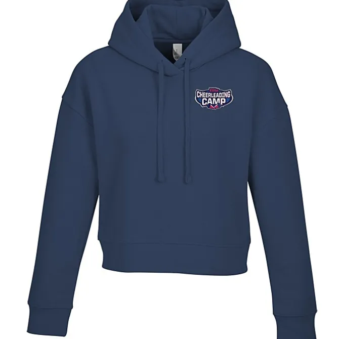 Ultimate 8.3-oz CVC Fleece Cropped Hoodie - Ladies' - Embroidered