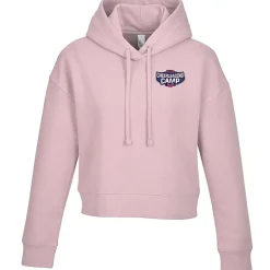 Ultimate 8.3-oz CVC Fleece Cropped Hoodie - Ladies' - Embroidered