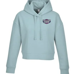 Ultimate 8.3-oz CVC Fleece Cropped Hoodie - Ladies' - Embroidered