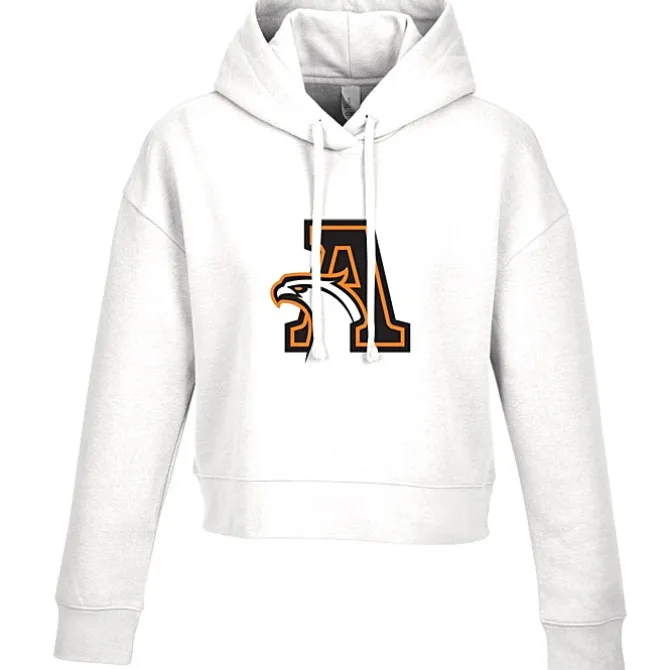 Ultimate 8.3-oz CVC Fleece Cropped Hoodie - Ladies' - Full Color