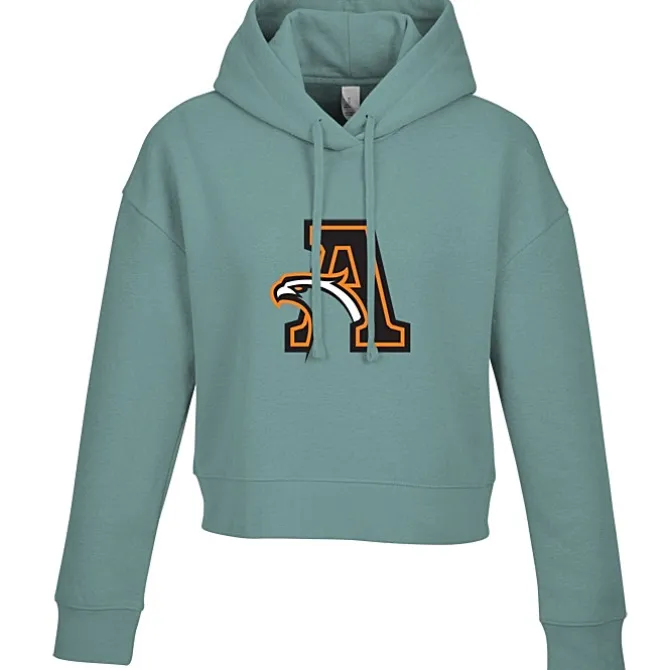 Ultimate 8.3-oz CVC Fleece Cropped Hoodie - Ladies' - Full Color