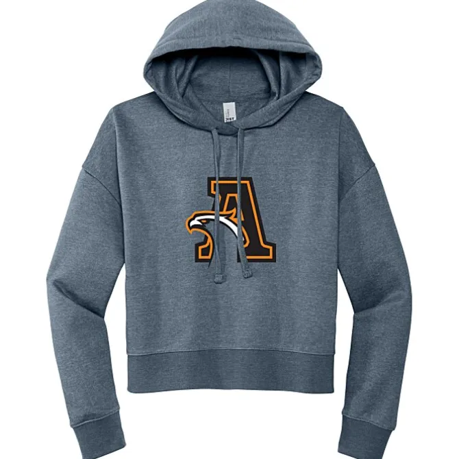 Ultimate 8.3-oz CVC Fleece Cropped Hoodie - Ladies' - Full Color