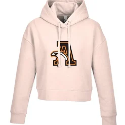 Ultimate 8.3-oz CVC Fleece Cropped Hoodie - Ladies' - Full Color