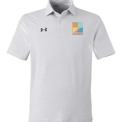 Under Armour Destin Drive Striped Performance Polo - Embroidered