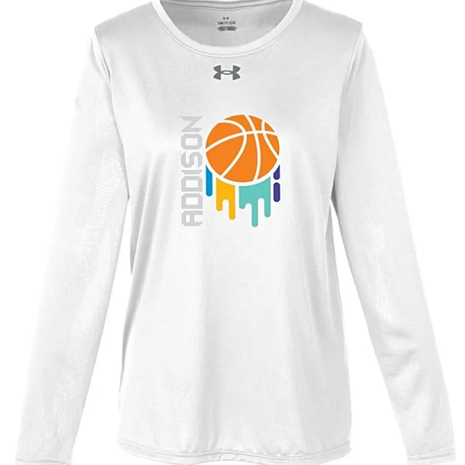 Under Armour Team Tech Long Sleeve T-Shirt - Ladies' - Full Color